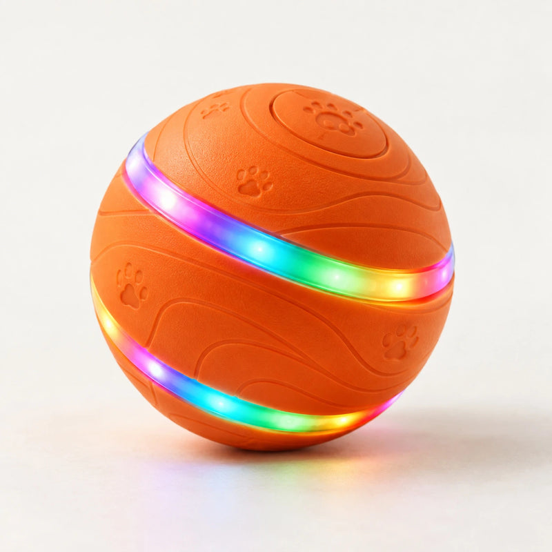 Orange automatic WagOrbit ball