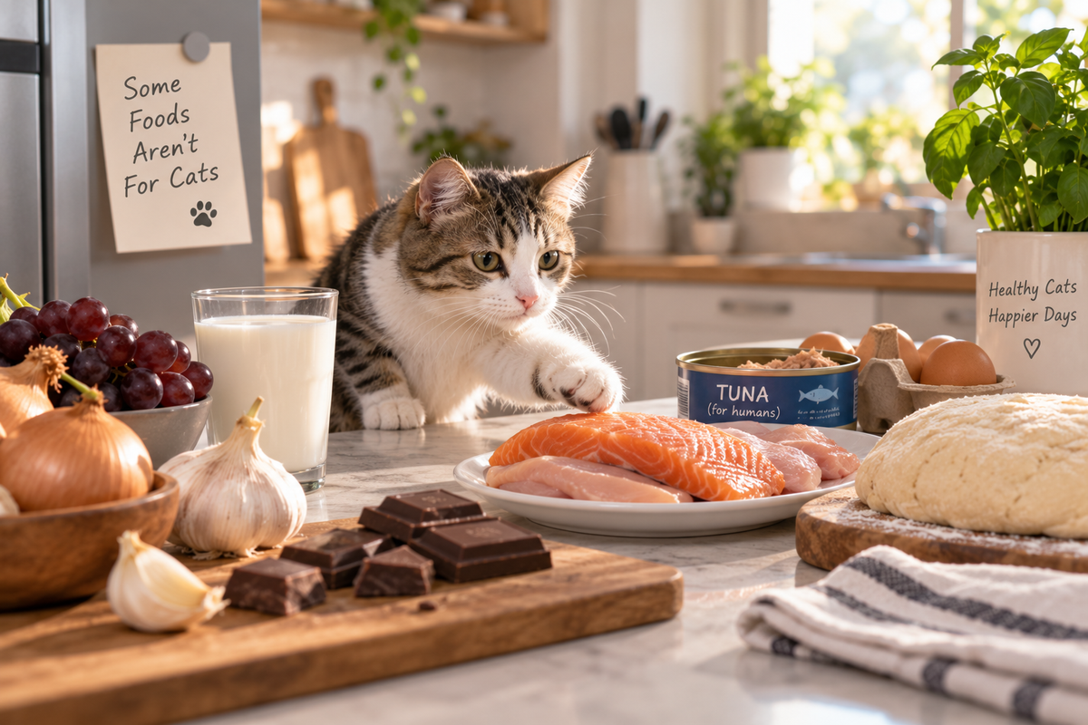 20 Foods You Shouldn’t Feed Your Cat