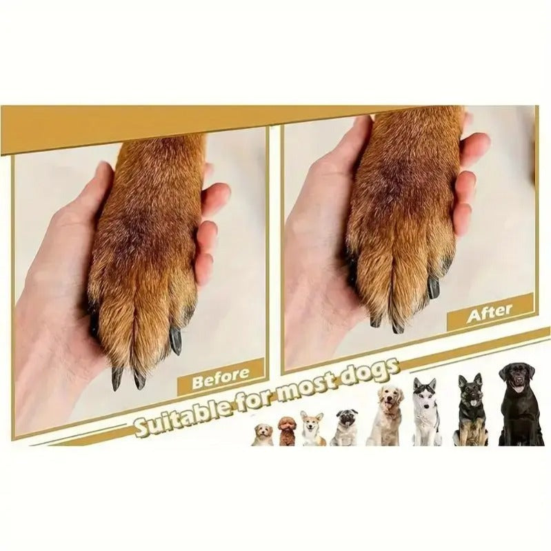 Gentle Grip Pet Nail File – Quiet Wooden Nail Buffer for Dogs & Cats