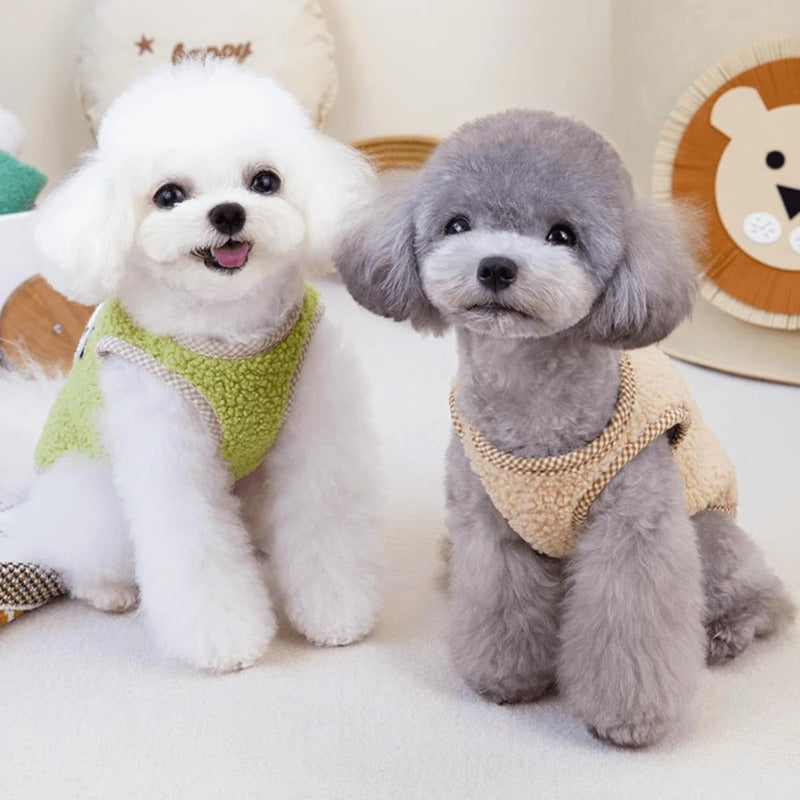 Cozy Warm Fleece Pet Outfit – Soft Coral Fleece Dog & Cat Sweater
