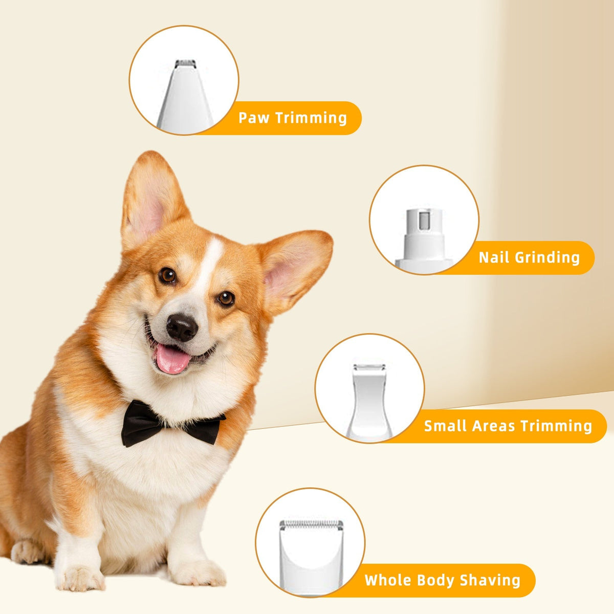 PetStyle Pro Cordless Pet Grooming Kit – Quiet, Washable & All-in-One