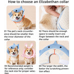 Soft Recovery Collar for Cats & Dogs – Anti-Lick Pet Cone (Comfortable, Washable, Cute Designs)
