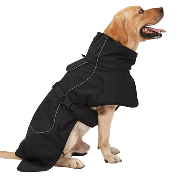 Dog Winter Jacket – Windproof & Waterproof Warm Coat with Leash Hole for Cold Weather
