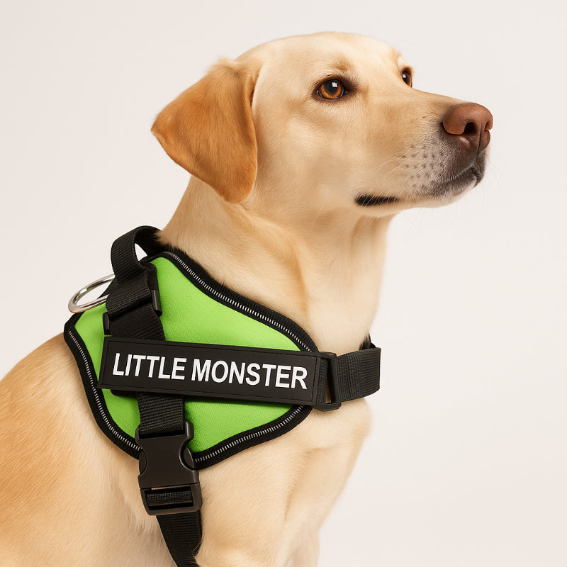 Custom No-Pull Dog Harness with Personalized Name Patch