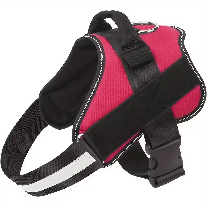 Reflective Adjustable Dog Harness with Matching Leash