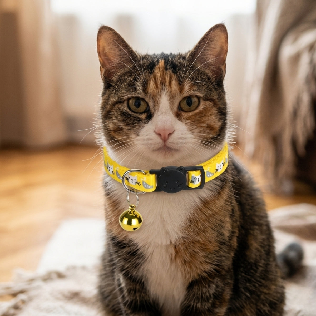 10-Pack Adjustable Pet Collars with Bell – Lightweight & Easy-Fit for Small Dogs & Cats