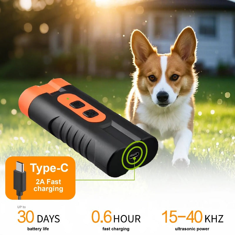 Instant Ultrasonic Bark Stopper — Humane Dog Training Device