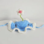 Hand-Knitted Botanical Animal Pet Hat – Cute Knit Animal-Themed Accessory for Dogs & Cats