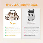 EasyGo Crossbody Pet Carrier Harness – Hands-Free Dog & Cat Carrier Bag
