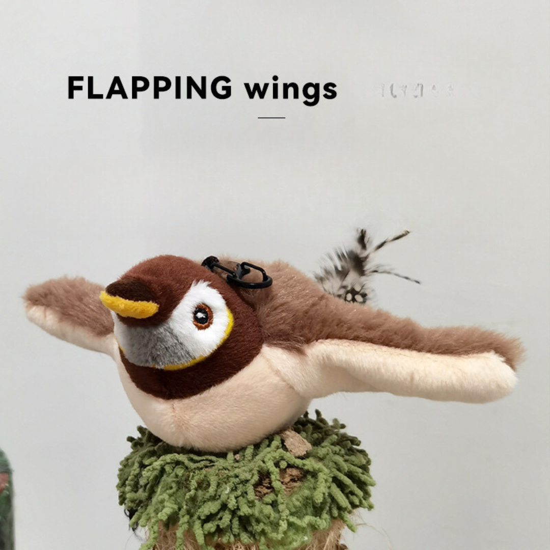 Flapping Bird Dog Toy – Realistic Wing Movement for Instinct-Driven Play!