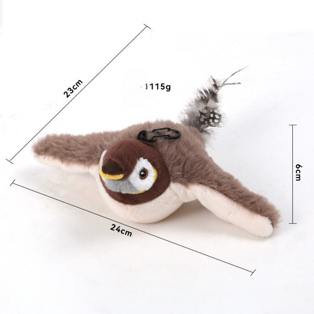 Flapping Bird Dog Toy – Realistic Wing Movement for Instinct-Driven Play!