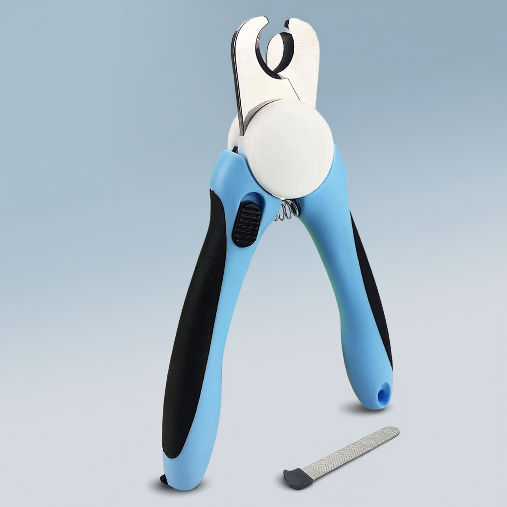 Dog & Cat Nail Clippers with Safety Guard – Stainless Steel Pet Grooming Trimmer for Small & Large Breeds
