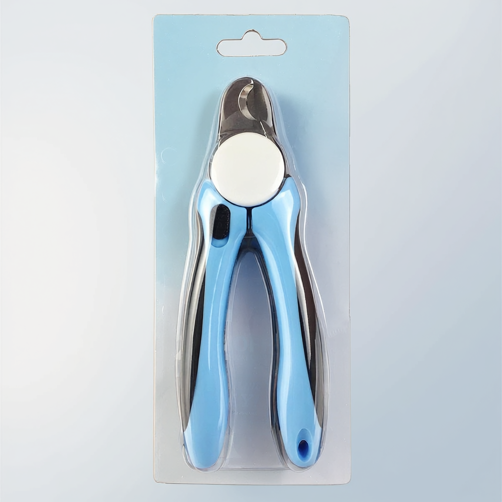 Dog & Cat Nail Clippers with Safety Guard – Stainless Steel Pet Grooming Trimmer for Small & Large Breeds