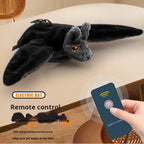 Touch-Activated Flapping Bat Dog Toy with Catnip
