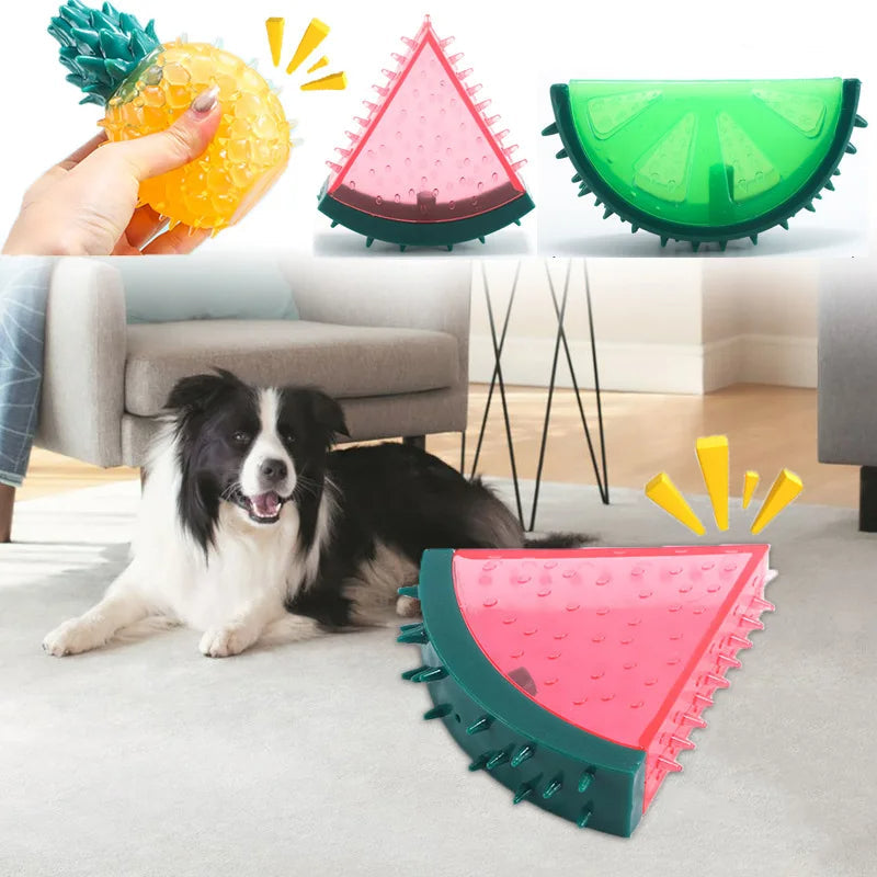Cooling Fruit Dog Chew Toy