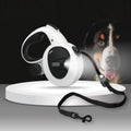 5-in-1 Reflective Dog Leash with Built-in LED Flashlight