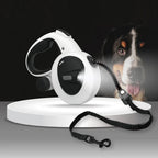 5-in-1 Reflective Dog Leash with Built-in LED Flashlight