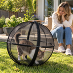 PurrRoam™ - Outdoor Rolling Cat Playpen