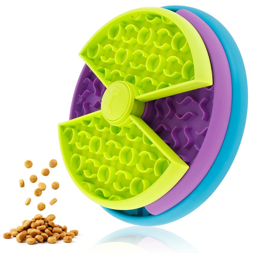 Engagement Feeding Bowl with Multiple Levels – Slow Feed Dog Bowl