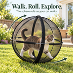 PurrRoam™ - Outdoor Rolling Cat Playpen