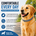 Natural Anxiety-Relief Flea & Tick Collar for Dogs & Cats