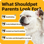 Gentle Pet Ear Relief Drops for Dogs & Cats