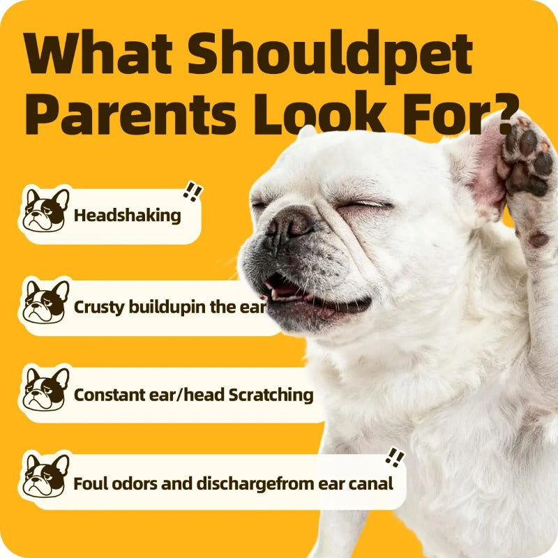 Gentle Pet Ear Relief Drops for Dogs & Cats