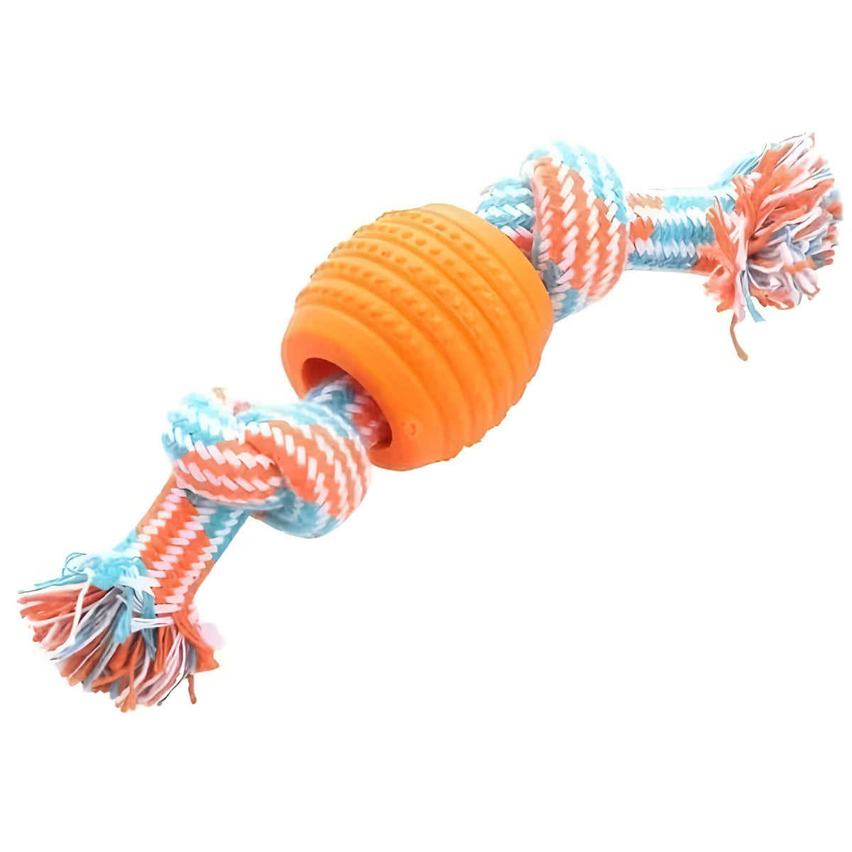 Interactive Dog Chew Toy – Knotted Rope Chew for Tug-of-War & Dental Health