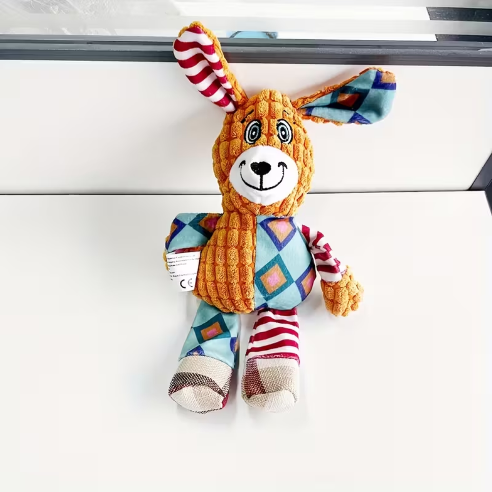 Plush Cartoon Chew Toy for Dogs & Pets – Soft, Fun, Supervised Play Toy