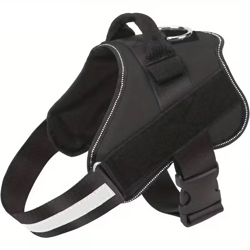 Reflective Adjustable Dog Harness with Matching Leash