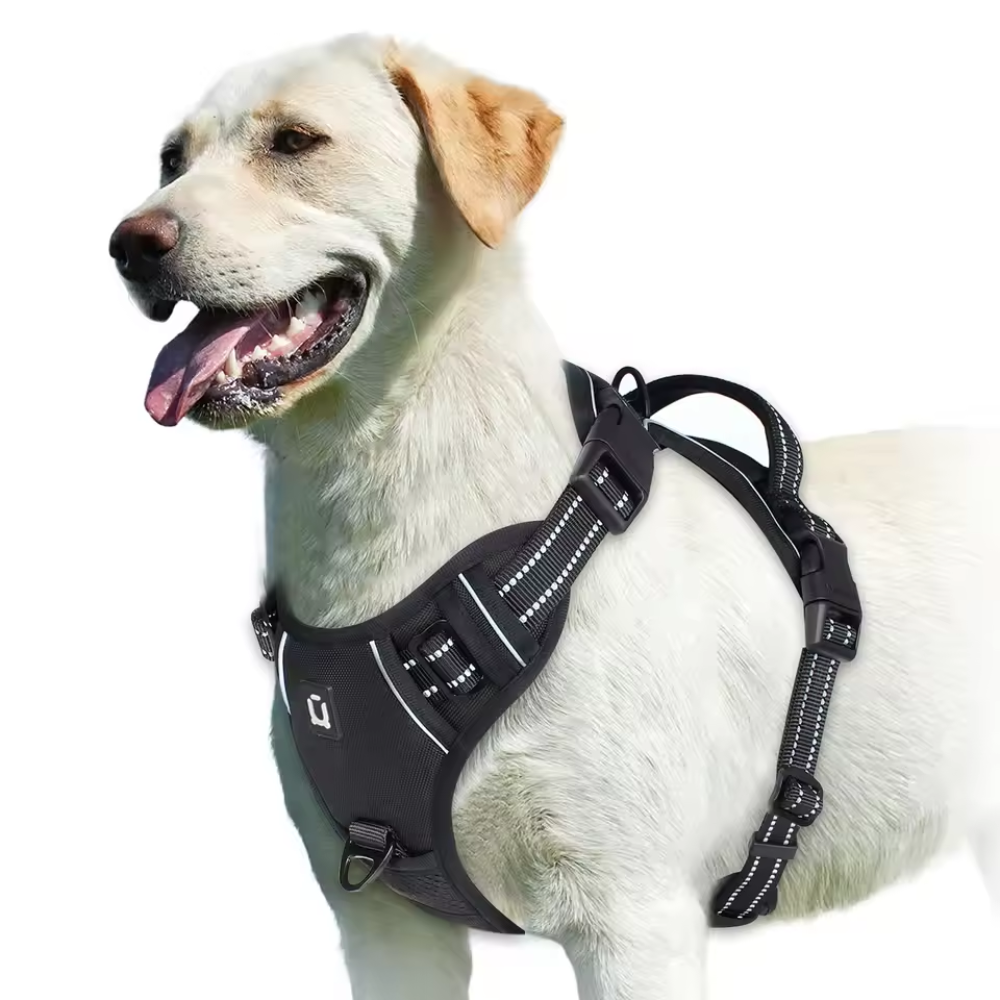 No-Pull Reflective Dog Harness with Top Handle – Easy Control for Walking & Training