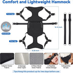 2-in-1 Pet Grooming Hammock & No-Pull Dog Harness Set for Large Dogs and Cats