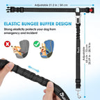 Shock-Absorbing Dog Car Seatbelt – Dual-Anchor Safety Restraint for Dogs