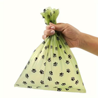 10 Rolls of Leak-Proof Dog Poop Bags – Thick, Tear-Resistant & Odor-Blocking (Black & Green)
