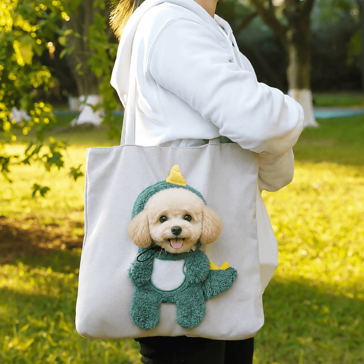 Heads Out Canvas Pet Carrier – Peek-A-Boo Cat & Small Dog Bag