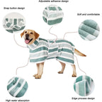 Super Absorbent Dog Bathrobe – Quick-Dry, Adjustable & Cozy