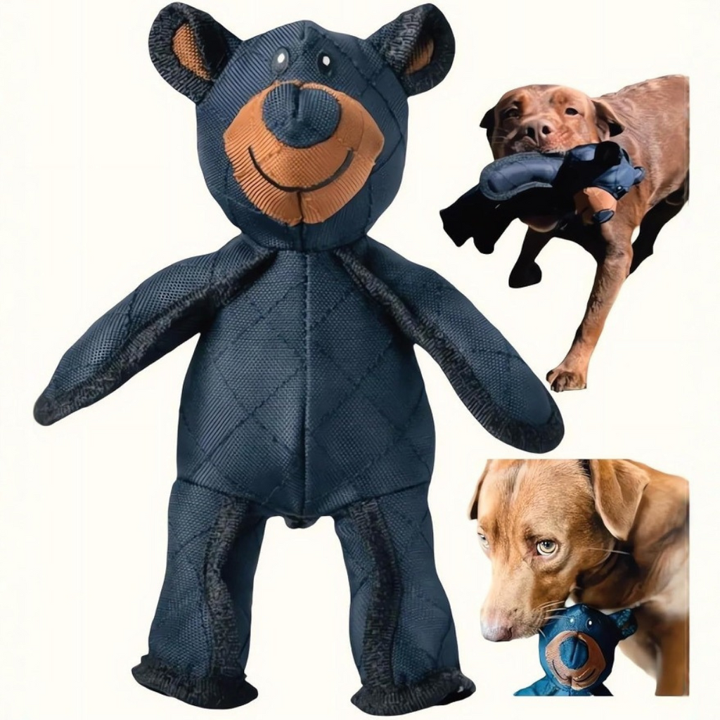 Durable Dog Plush Teddy – Tough Chew Toy for Energetic Dogs