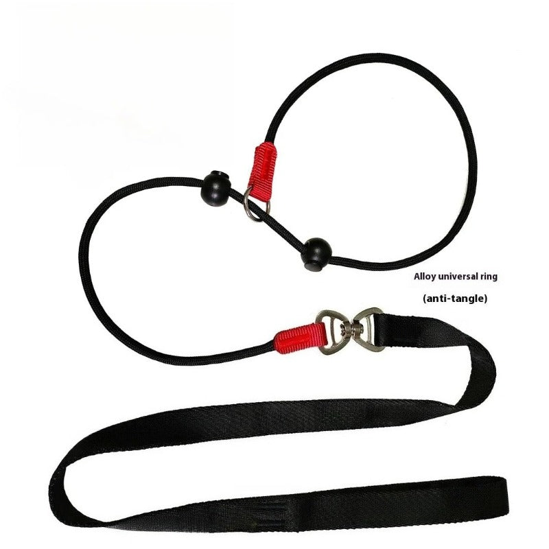 2-in-1 Slip-Lead Dog Leash – Training Collar + Walking Leash with Anti-Tangle Swivel