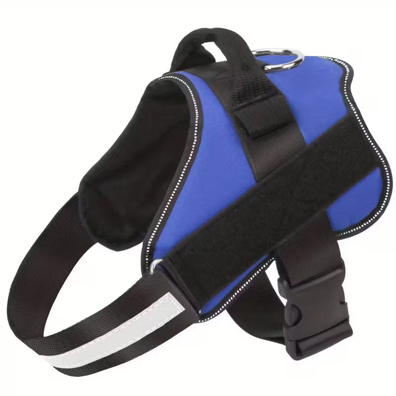 Reflective Adjustable Dog Harness with Matching Leash