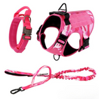 Tactical Military-Grade Dog Harness – Heavy-Duty Training & Outdoor Harness with Front/Rear D-Rings