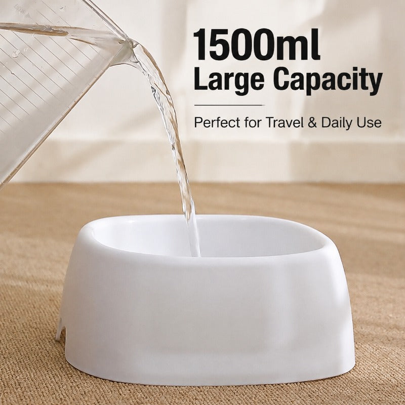 Dry Chin Floating Pet Water Bowl – Splash-Free, Non-Slip & Easy-Clean Design
