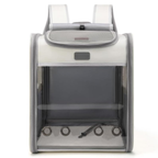 Clear-View Collapsible Pet Carrier Backpack for Cats & Small Dogs (Under 16 lbs)