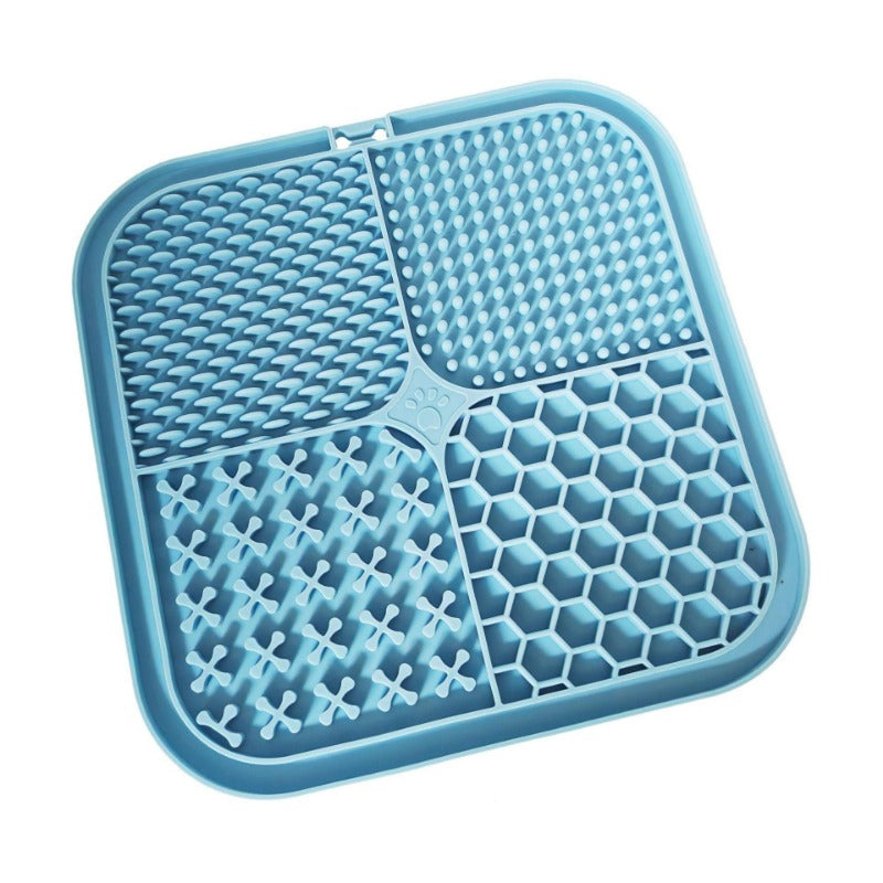 Anxiety Relief Pet Lick Mat for Dogs & Cats – Slow Feeder & Bath Time Distraction Mat