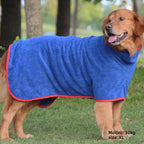 Adjustable Quick-Dry Pet Bathrobe for Dogs & Cats