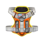Adjustable Reflective Service Dog Harness with 5 Removable Training Patches