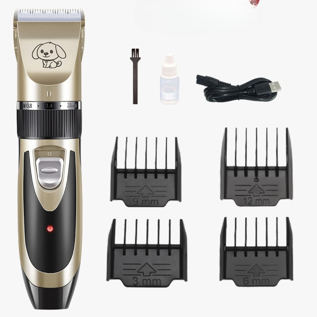 Silent Dog Coat Trimmer Set — Quiet, Stress-Free Grooming at Home