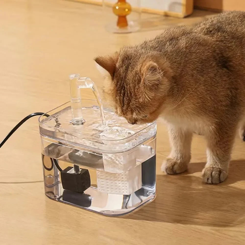 Pet Water Fountain Dispenser – Fresh, Filtered & Flowing Water for Cats & Dogs