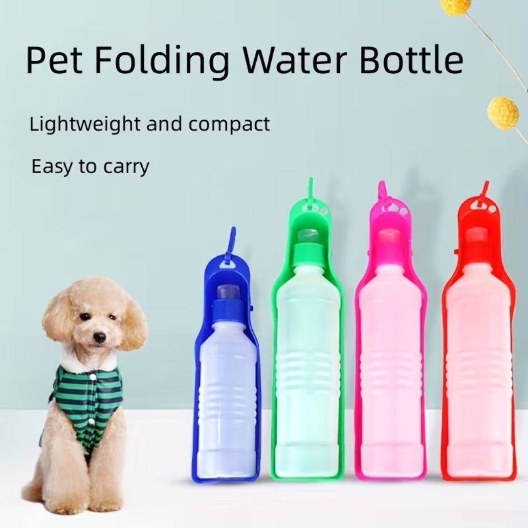 Portable Dog Water Bottle — Foldable, Leak-Proof & Lightweight for Travel & Hikes