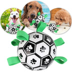 Dog Ball Toy with Integrated Pull Ropes — Durable Chew & Tug Toy for Active Dogs