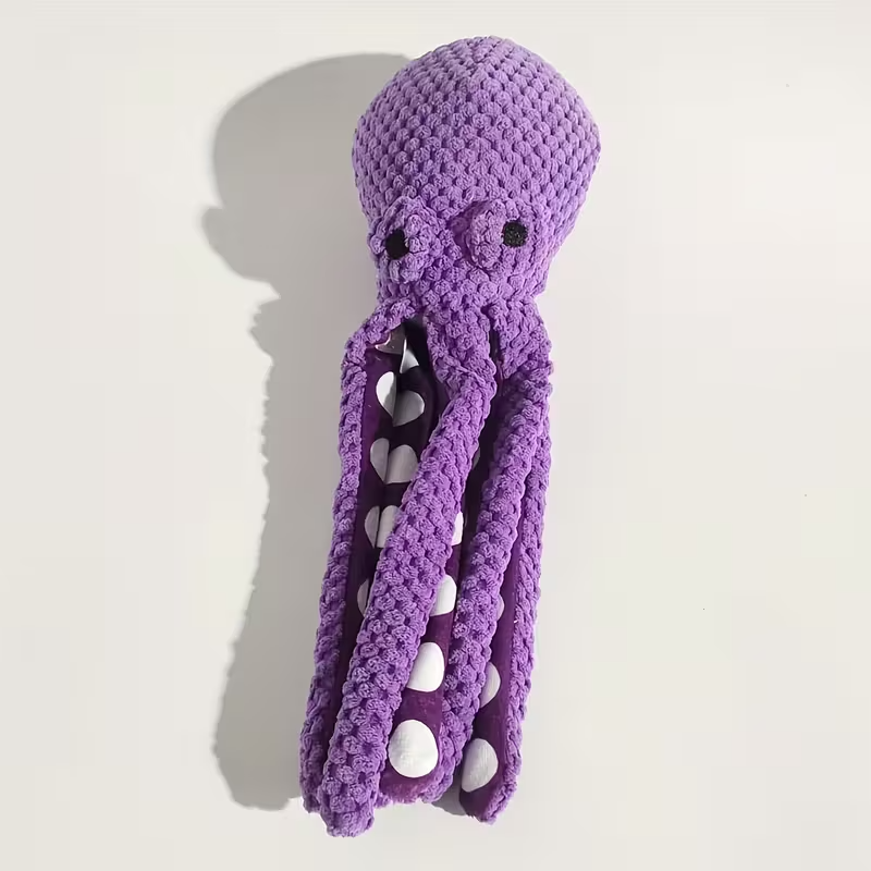 Plush Squeaky Chew Toy for Teething Puppies & Dogs